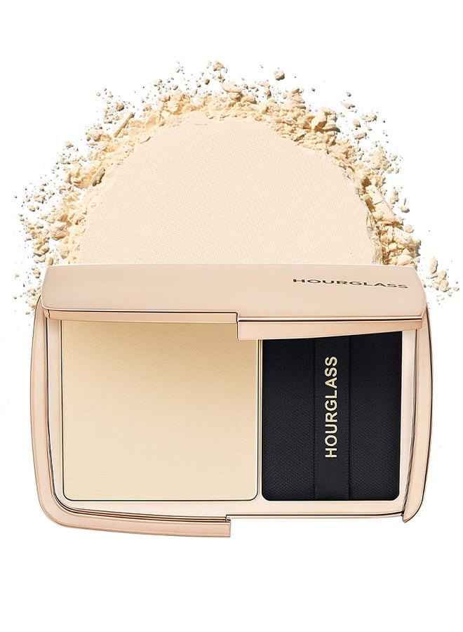 Hourglass Vanish Airbrush Pressed Powder, Pressed Powder Compact With Mirror And Puff Makeup Setting Finishing Blurring Natural Translucent Lightweight Face Sebum Oil Control Vegan Formula, Long-Lasting Matte Finish - Image 1