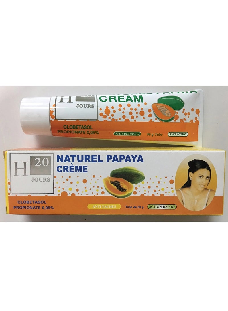 H20 Jours Skin Lightening H20 Jours Naturel Papaya Creme 