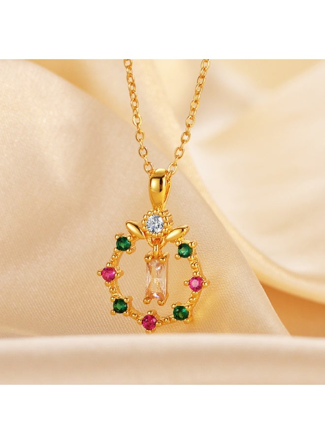KUYING Fashionable Retro Light Luxury Personalized Necklace 