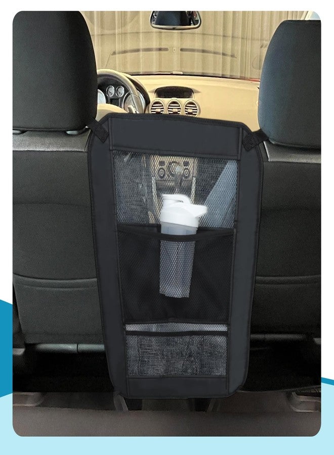 GLIDESMOOTH Dog Car Net Barrier, Secure Dog Car Barrier Behind Front Seat, Mesh Separator for Dogs, Dog Net for Car Back Seat Barrier for SUVs and Trucks, Black - Image 5
