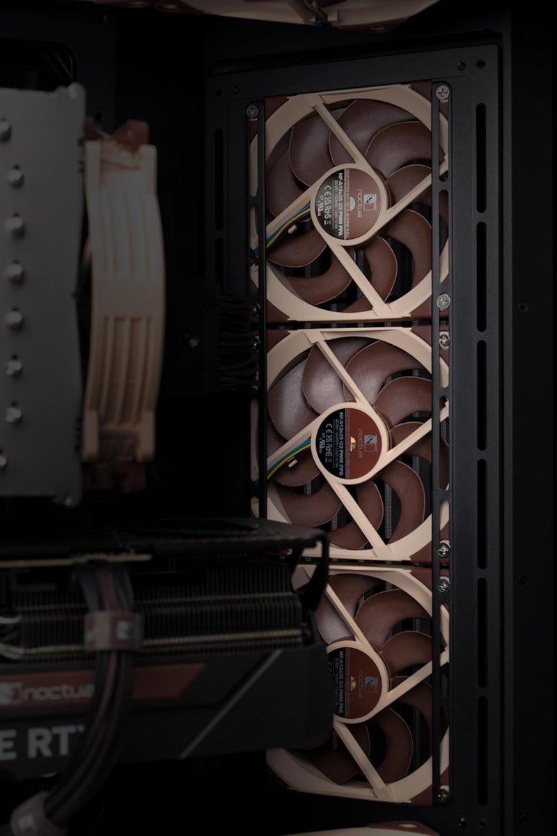 NOCTUA NF-A12x25 G2 PWM Sx2-PP, Dual Fan Set for Push-Pull and Side-by-Side Applications (Brown) - Image 5
