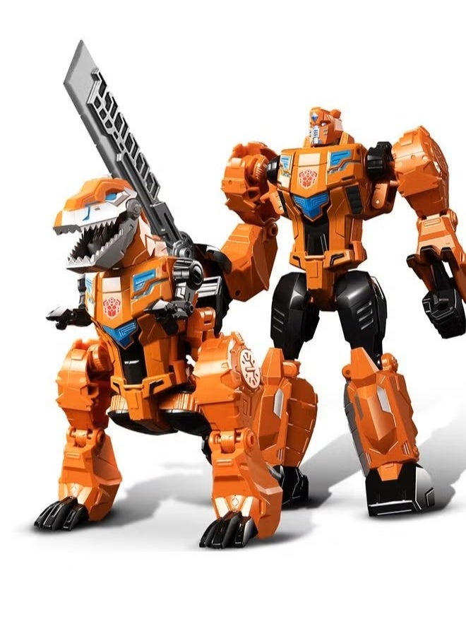 Deformation Robot Toy, Deformed Car Robot Toys, Action Figure Deformation Car Model, Portable Alloy Deformation Robot Toys Gift for Kids-Grimlock - Image 1