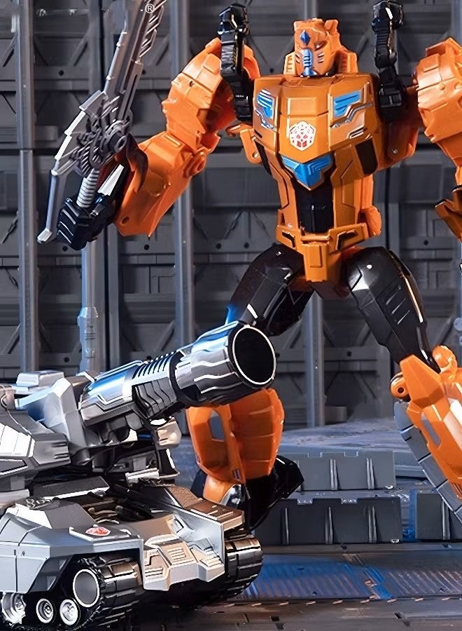 Deformation Robot Toy, Deformed Car Robot Toys, Action Figure Deformation Car Model, Portable Alloy Deformation Robot Toys Gift for Kids-Grimlock - Image 3