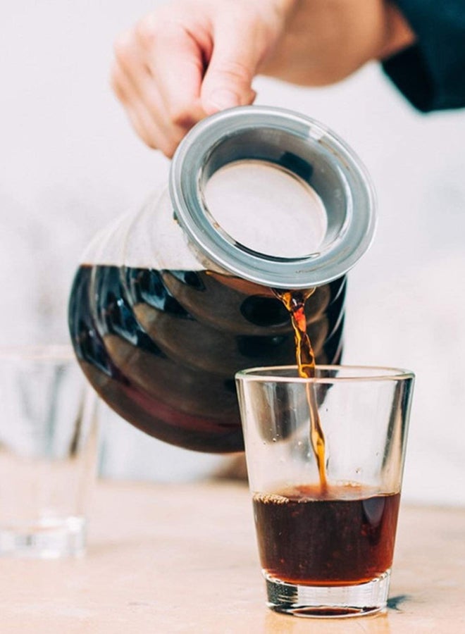 Coffee Jug With Filter Clear 600ml - Image 3