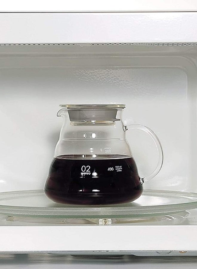 Coffee Jug With Filter Clear 600ml - Image 4