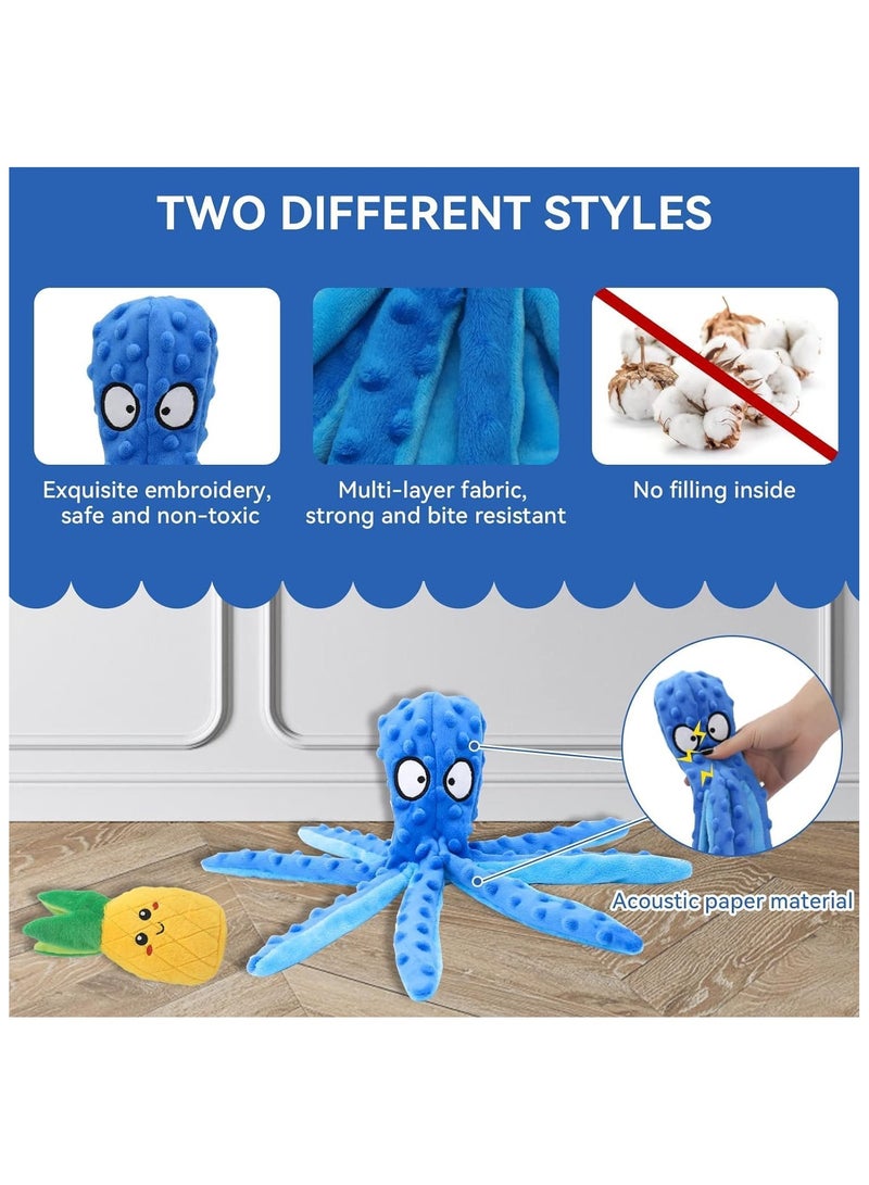 2 Pack Squeaky Dog Toy, No Stuffing, Interactive Dog Toy, Indestructible Chew Toys for Puppies, Teeth, Small, Medium and Large Dogs - Image 3