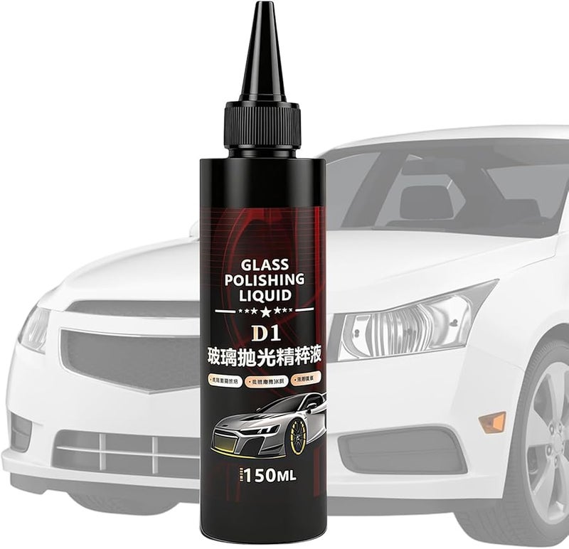 Car Glass Polish Liquid Windshield Scratch Remover High Gloss Cleaner Safe Driving - Image 1