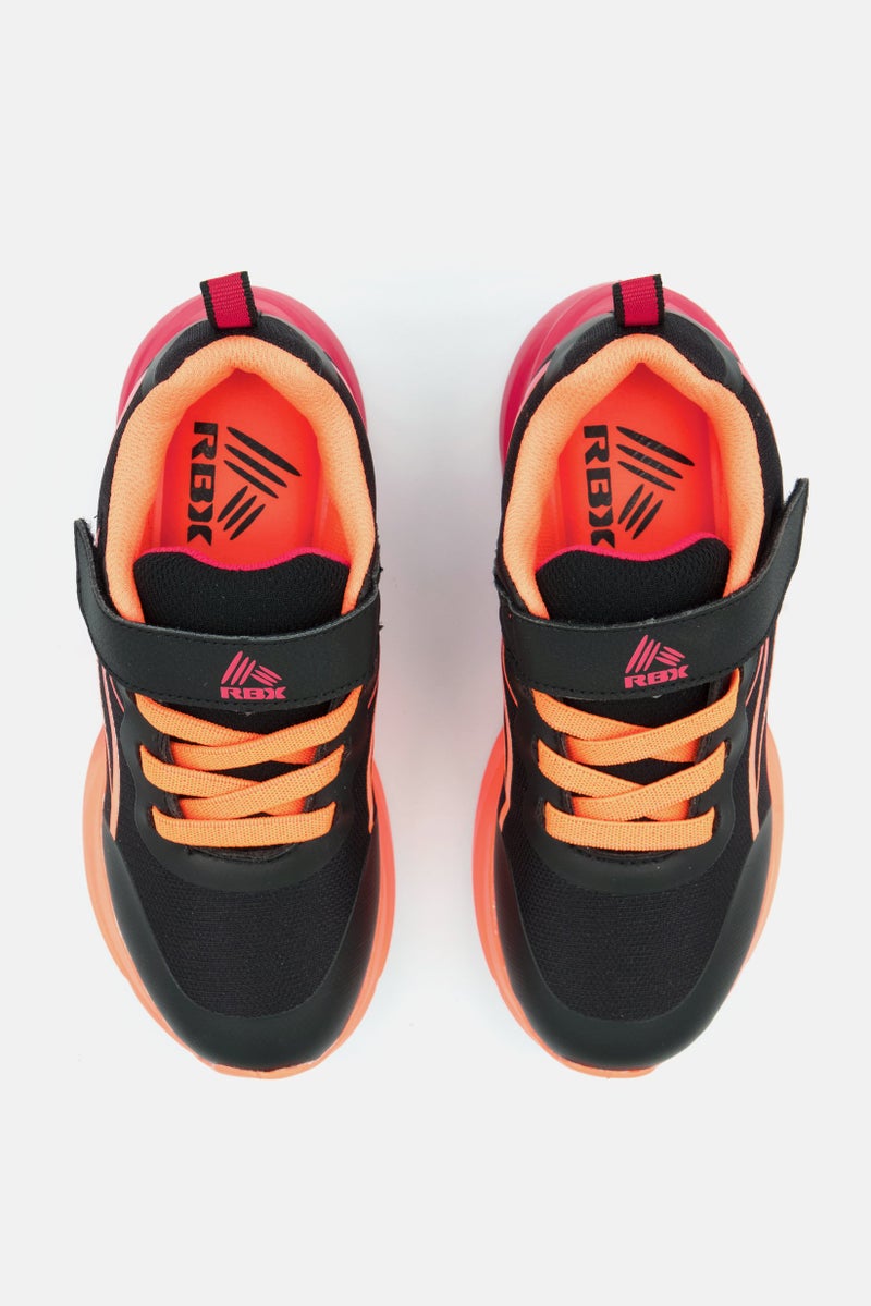 RBX Kids Boy Velcro Light Shoes, Black - Image 2