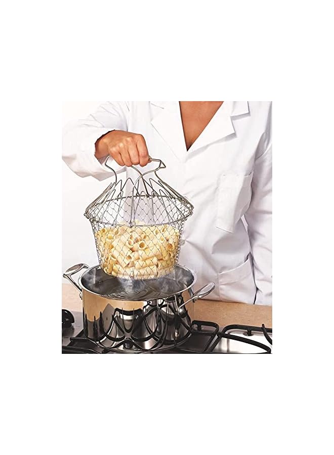 Raxoom Stainless Steel Colander and Fryer Basket - Image 2