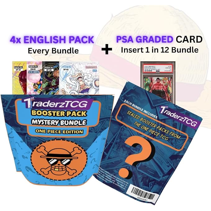 One Piece TCG English Booster Pack Bundle  (4 Pack English)  Perfect for One Piece Cards Game Fans, Anime Collectors, and TCG Enthusiasts - Image 2