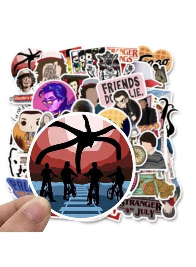 50-Piece Stranger Things 3 Waterproof Sticker Set - Image 4