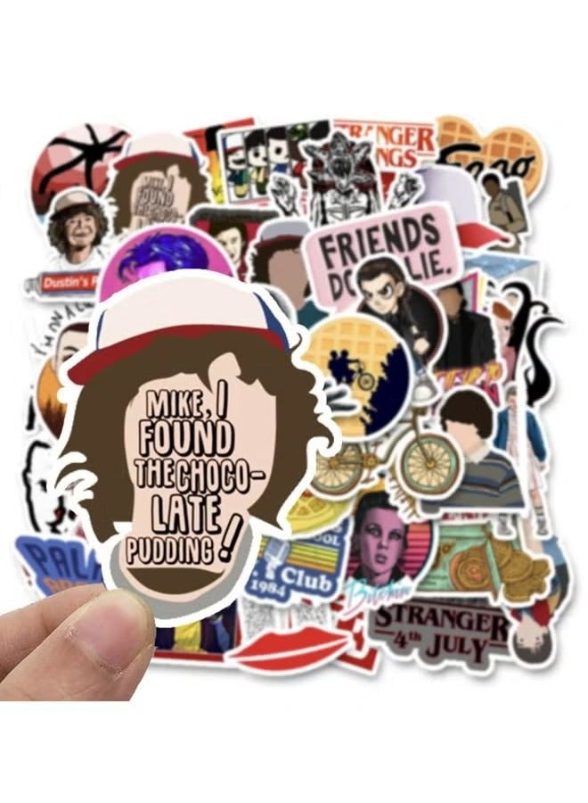 50-Piece Stranger Things 3 Waterproof Sticker Set - Image 5