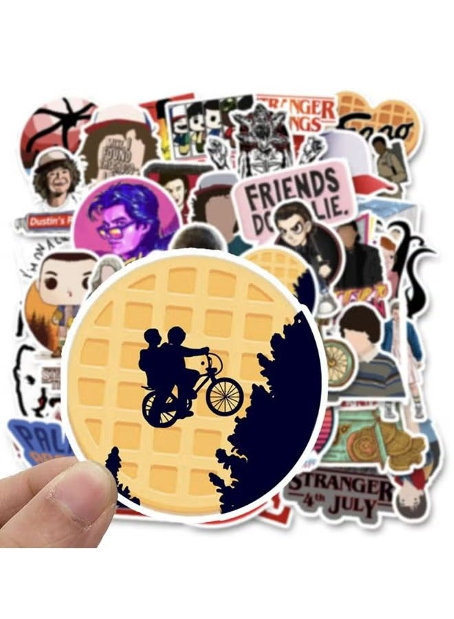 50-Piece Stranger Things 3 Waterproof Sticker Set - Image 2