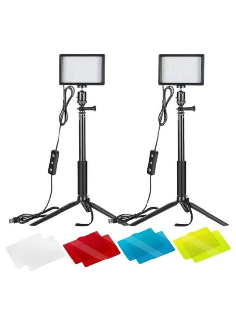 NEEWER ZC-10S 2 Pieces Pro USB Table Top LED Light Kit