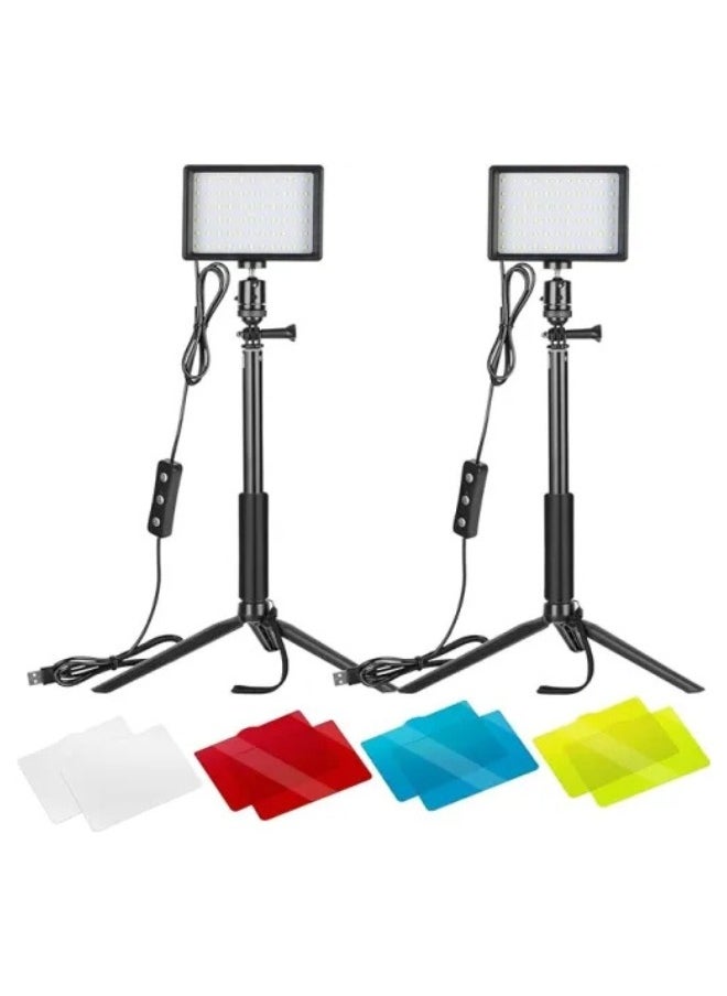NEEWER ZC-10S 2 Pieces Pro USB Table Top LED Light Kit
