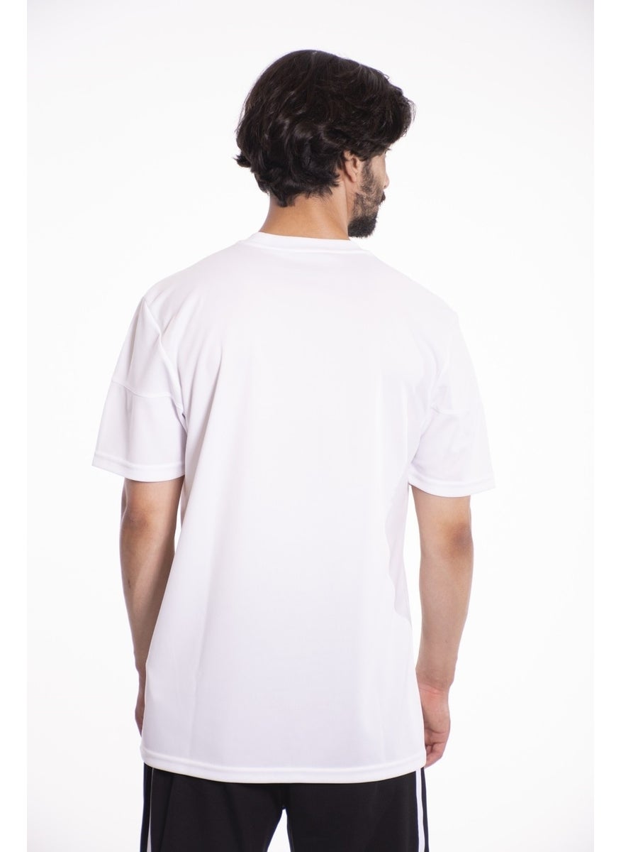 LOTTO T-Shirt Men White/red-Lucca Tee Pl  - Image 4