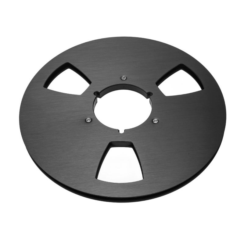 3 Hole Aluminum Alloy Empty Takeup Reel 10.5 Inch for Reel to Reel Tape Recorder - Aircraft NAB Flange with Stainless Steel Screws for Pioneer Universal Deck Restoration - Image 5