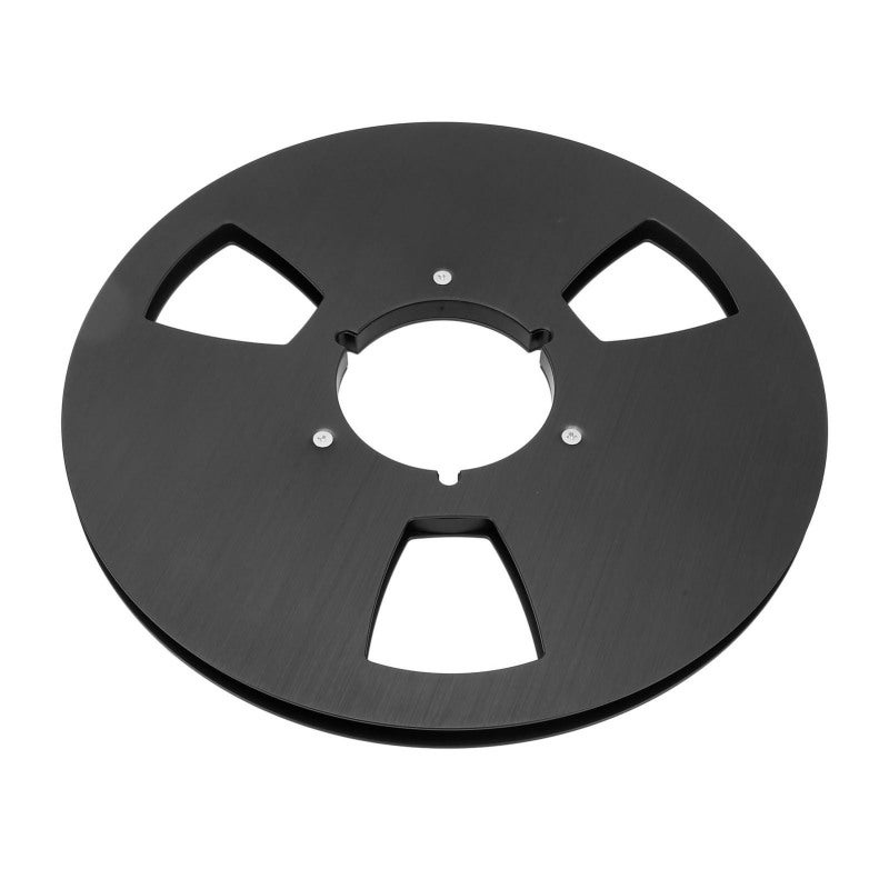 3 Hole Aluminum Alloy Empty Takeup Reel 10.5 Inch for Reel to Reel Tape Recorder - Aircraft NAB Flange with Stainless Steel Screws for Pioneer Universal Deck Restoration - Image 4