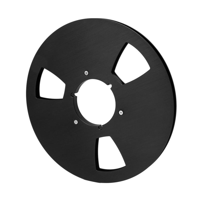 3 Hole Aluminum Alloy Empty Takeup Reel 10.5 Inch for Reel to Reel Tape Recorder - Aircraft NAB Flange with Stainless Steel Screws for Pioneer Universal Deck Restoration - Image 2