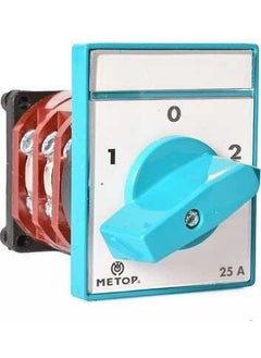 Metop MTC029 Three Phase Pole Change Switch 1-0-2 Ce Type - 40 A 