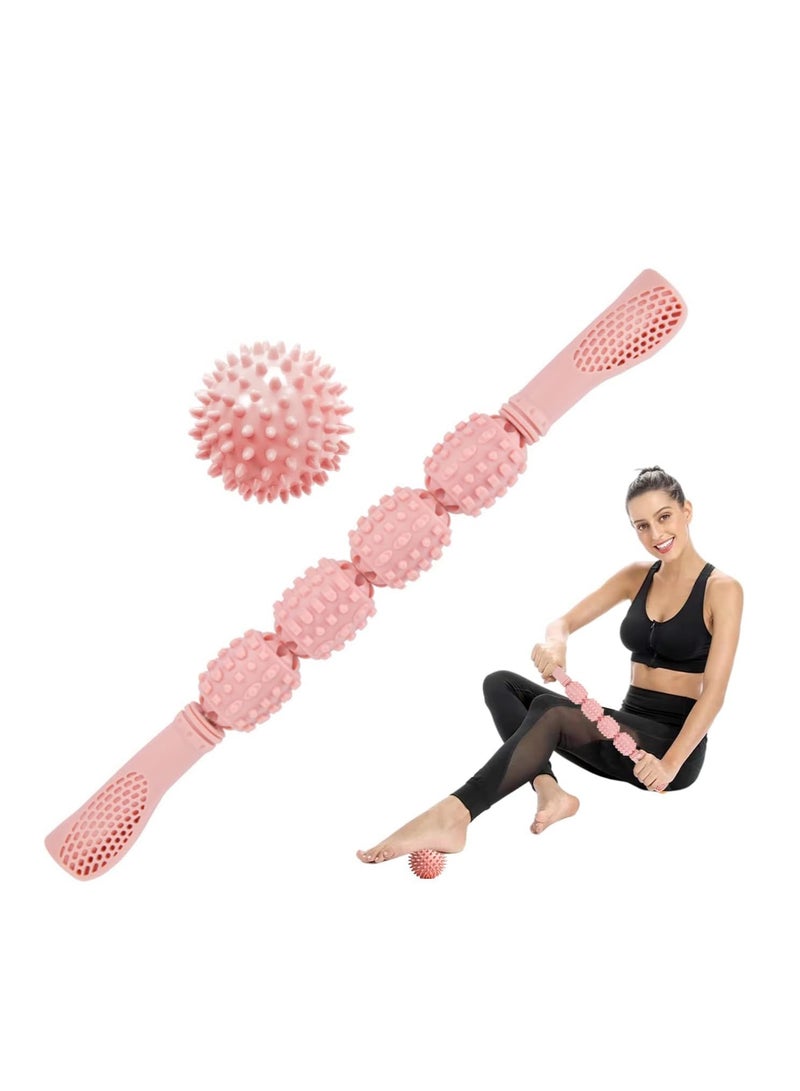 Excefore Fascia Muscle Roller - Cellulite Massager - Fascia Roller for Cellulite and Sore Muscles - Neck, Leg, Back, Body Roller Deep Tissue Massage Stick Tools - Image 1