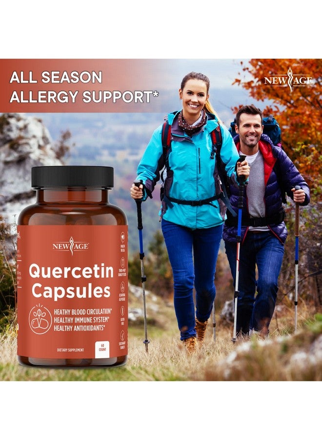 NEW AGE Quercetin 1000mg Quercetin Vegetarian Capsules 120 Count - Image 3