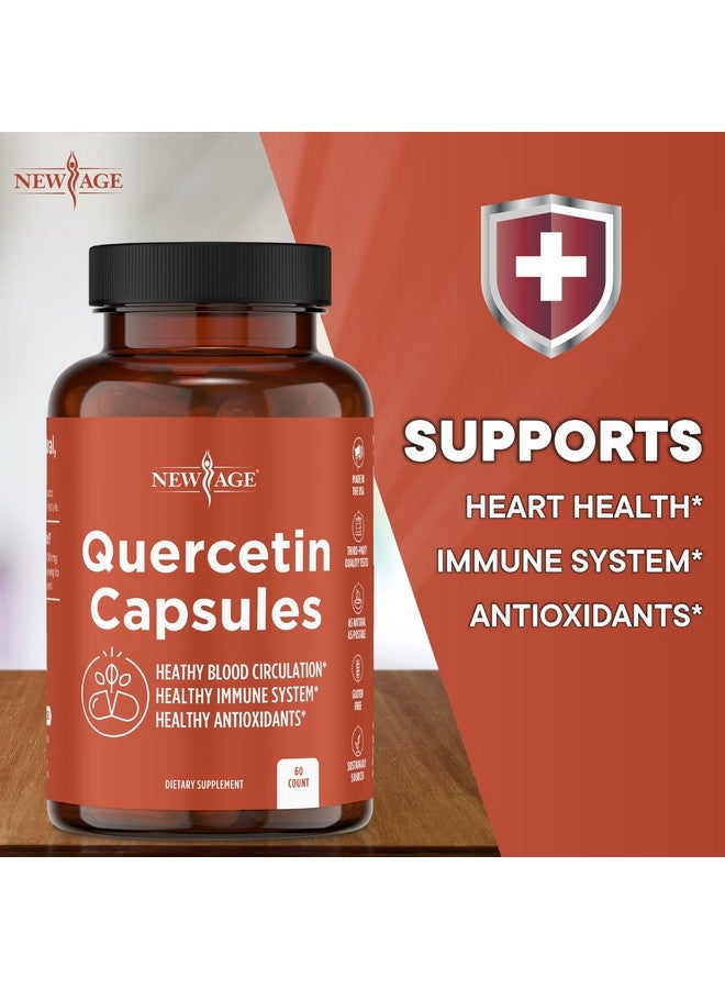 NEW AGE Quercetin 1000mg Quercetin Vegetarian Capsules 120 Count - Image 4