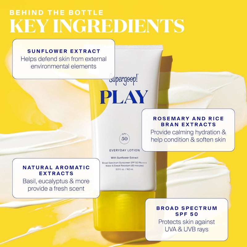 Supergoop واقي شمس سوبرغوب اليومي بتقنية الاستجابة الخلوية SPF 50 لجميع أنواع البشرة - Image 5