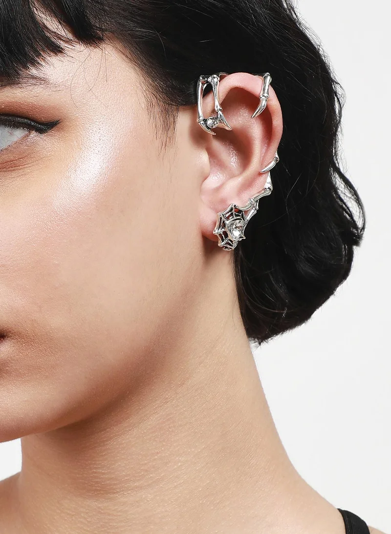 SOHI Edgy Spike Artificial Cuff Earring Jewellery