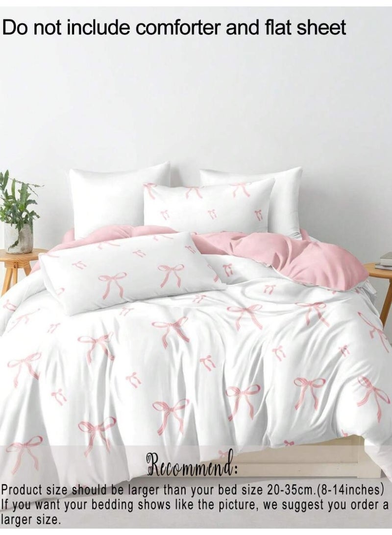 Pink Bow Bedding Set – Soft & Breathable Duvet Cover (150×200 cm) - Image 5