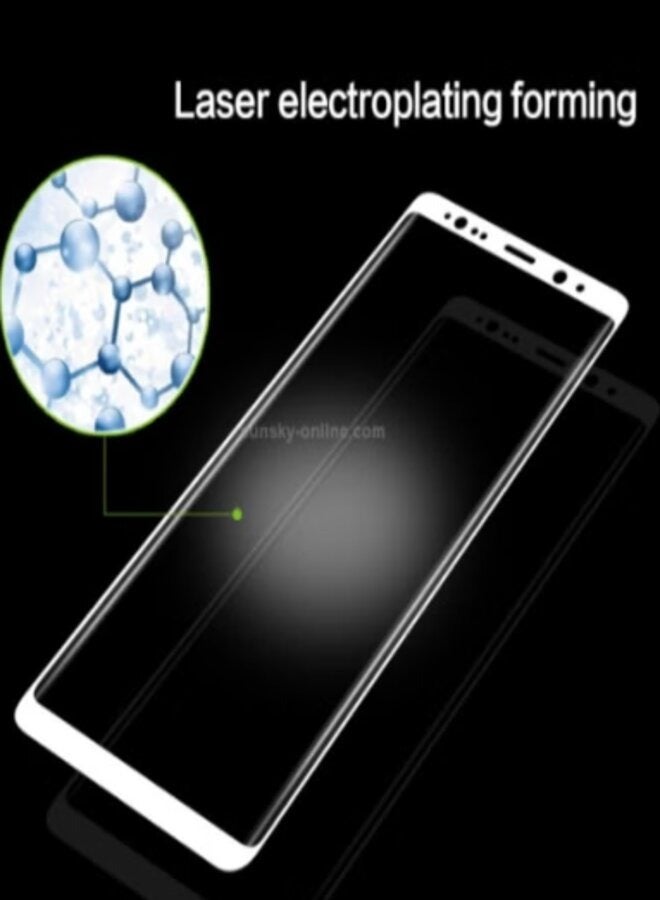 Full Body Curved Screen Protector For Samsung Galaxy S8 Plus White/Clear  - Image 2