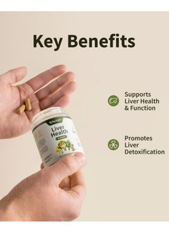 SNAP SUPPLEMENTS Liver Health And Detox Promotes Liver Detoxification and Support Liver Health and Function Dietary Supplement 60 Capsules  - Image 3