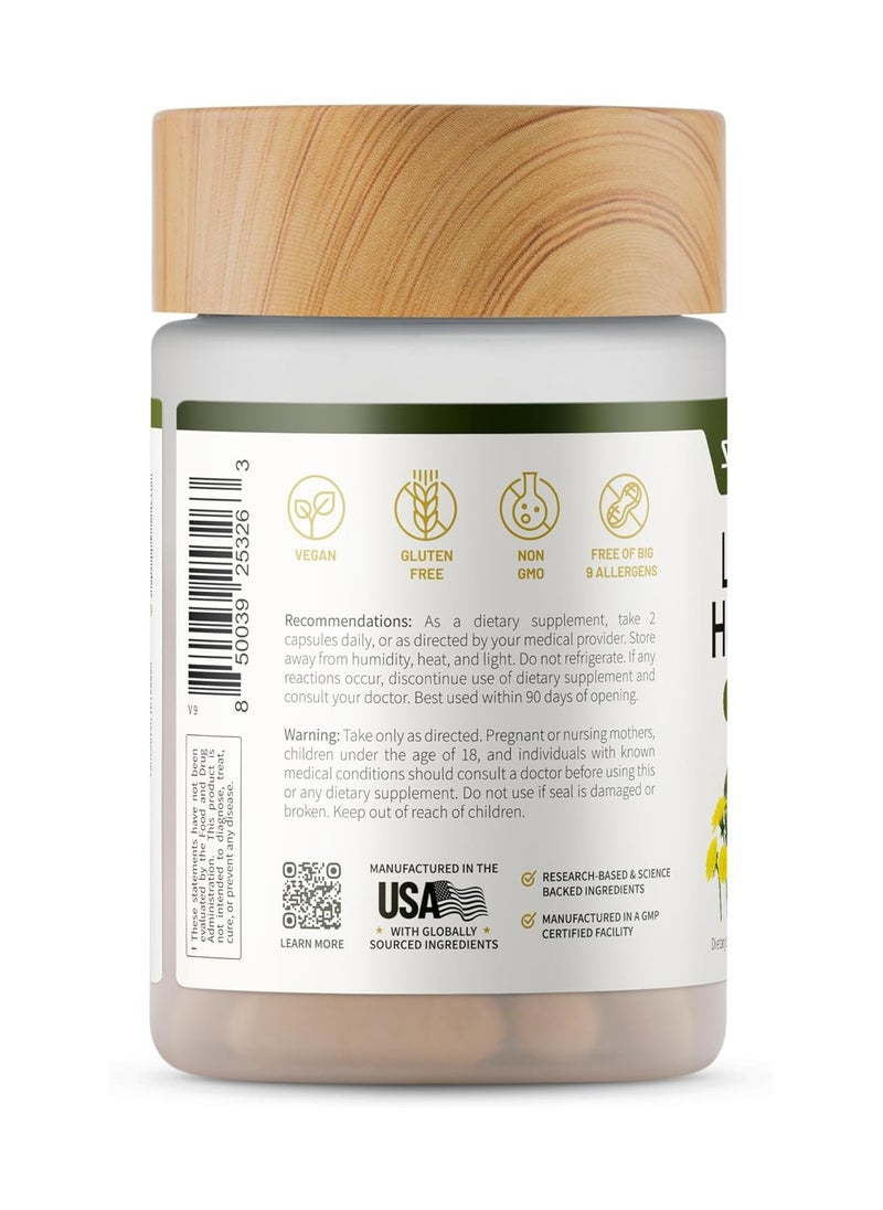 SNAP SUPPLEMENTS - Liver Health And Detox Promotes Liver Detoxification and Support Liver Health and Function Dietary Supplement 60 Capsules - Image 1