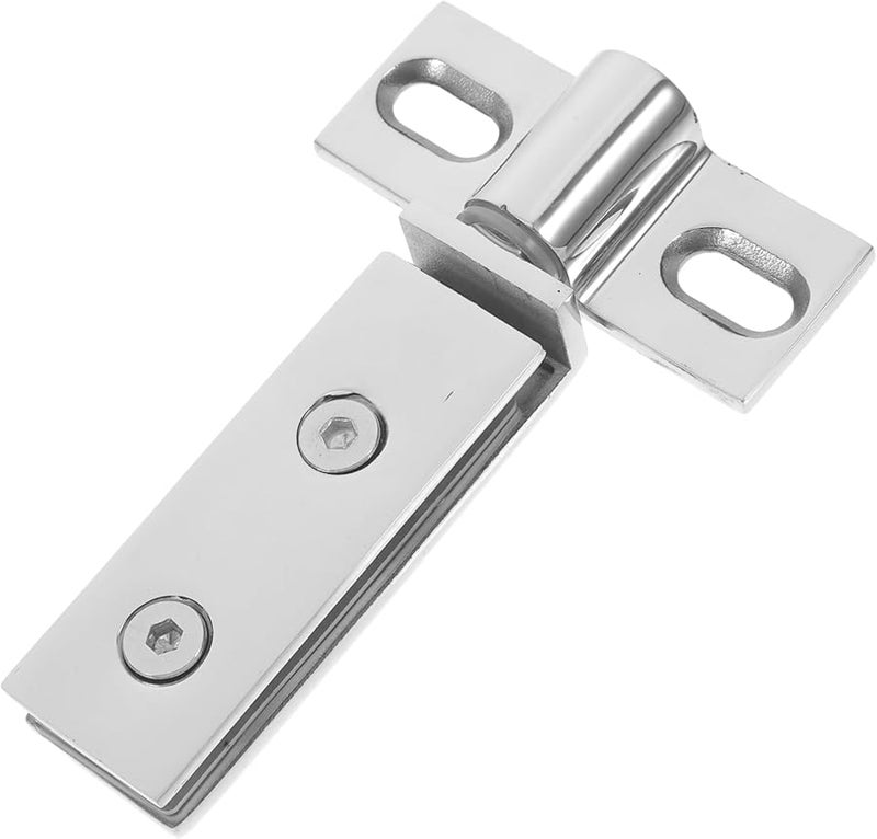 Heavy Duty Stainless Steel Shower Door Hinge Dual Hole Easy Installation Bathroom Glass Clip Replacement Hardware - Image 2