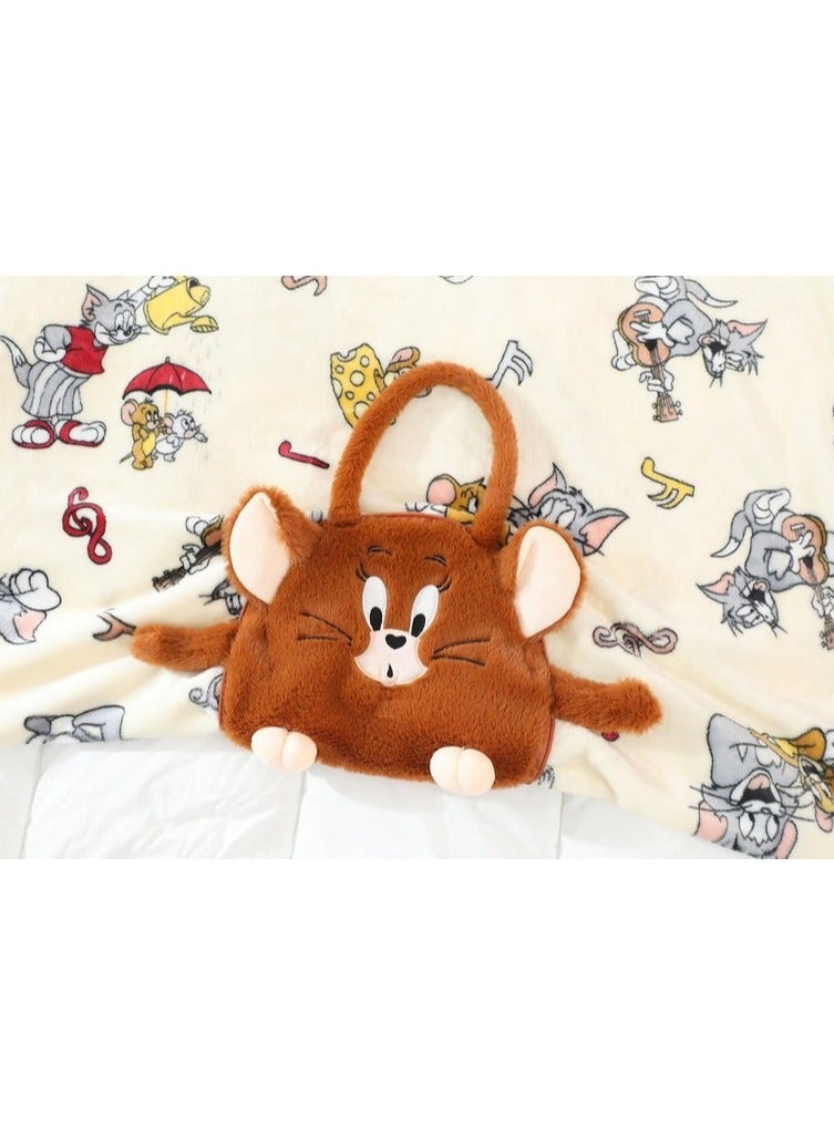 general Plush Pillow Blanket 60x40 Inch, Cute Travel Blanket Pillow for Girls Boys, Children's Birthday, Sofa Cushion Home Decoration - Image 3