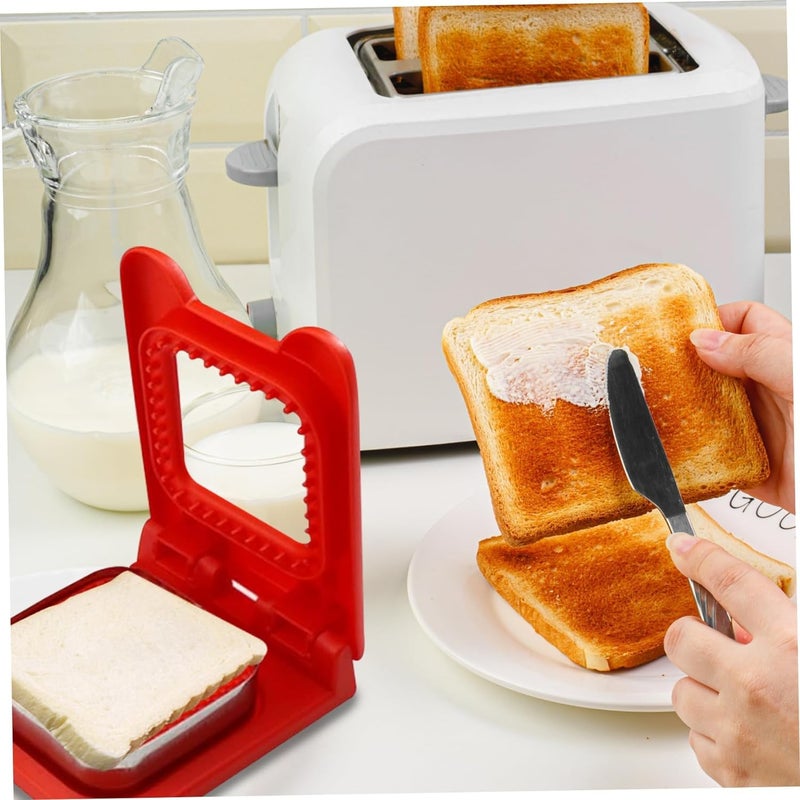 Hemtik Sandwich Cutter and Sealer Serrated Design Stainless Steel Makes Pocket Sandwiches Square and Round - Image 4