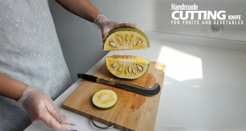 GONATURS Slim Hooked Tender Coconut Cutting Kitchen Knife | Traditional Alloy Steel Knife with Wooden Handle | Ideal for Tender Coconut Cutting & Kitchen Use (7 INCH) - Image 5