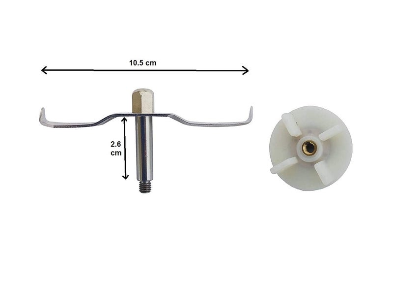 Pmw - Steel Jar Blade Set with Coupler for Preethi MG-504 Mixer - 1 Set - Image 3