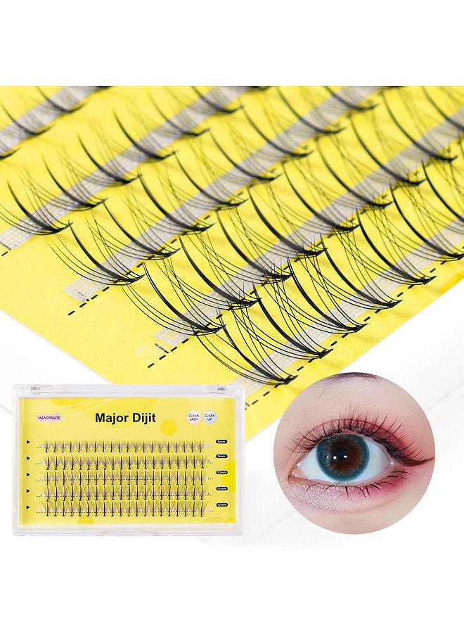 MAJOR DIJIT - Major Dijit False Eyelashes Clusters 5 Rows Mixed Segement Design Lightweight Natural DIY Makeup Eyelash Extension - Image 1