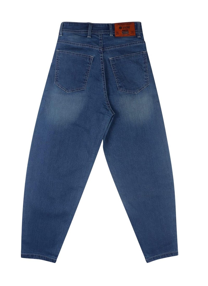 VLONE Regular Fit Pant Baggy Jeans for Boys and Girls Kids Jeans0EE - Image 2