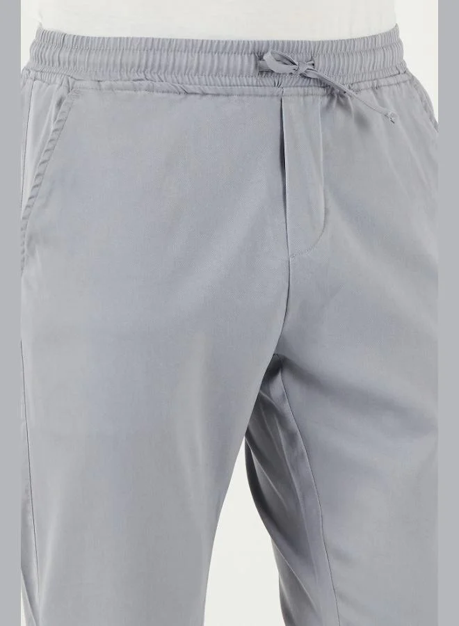 Buratti  Buratti Cotton Slim Fit Elastic Waist Straight Leg Trousers Men's TROUSERS 5545S87JMILANO for Men | Best Price UAE