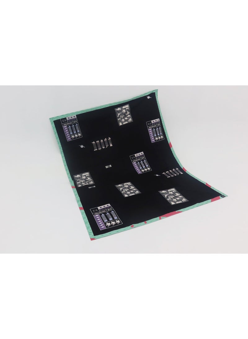 UAE Year Of Upcycled Picnic Mat with Pockets - Image 2
