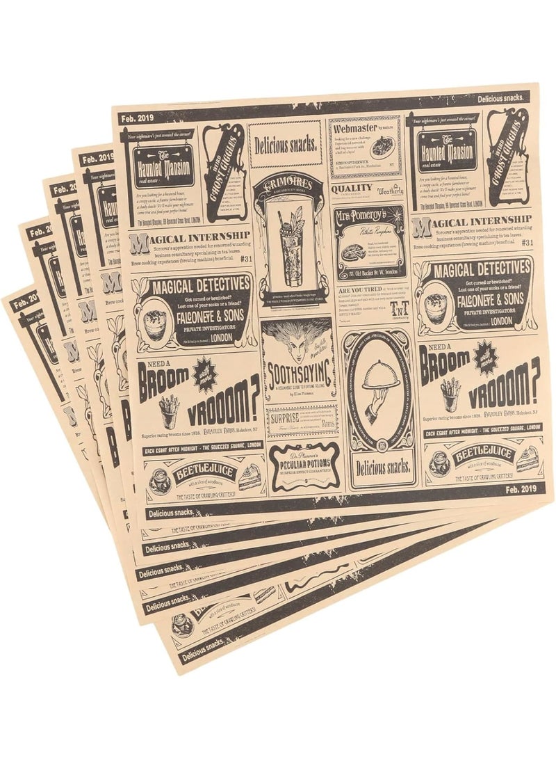 SYOSI Parchment Paper, Greaseproof Baking Sheets, Non-Stick Food Wrapping Papers for Bread, Burger, Sandwich, Fries, Cheese, Deli Meats, Basket Liners, Oven Safe & Oil-Resistant (200 Sheets, 25x25cm) - Image 1