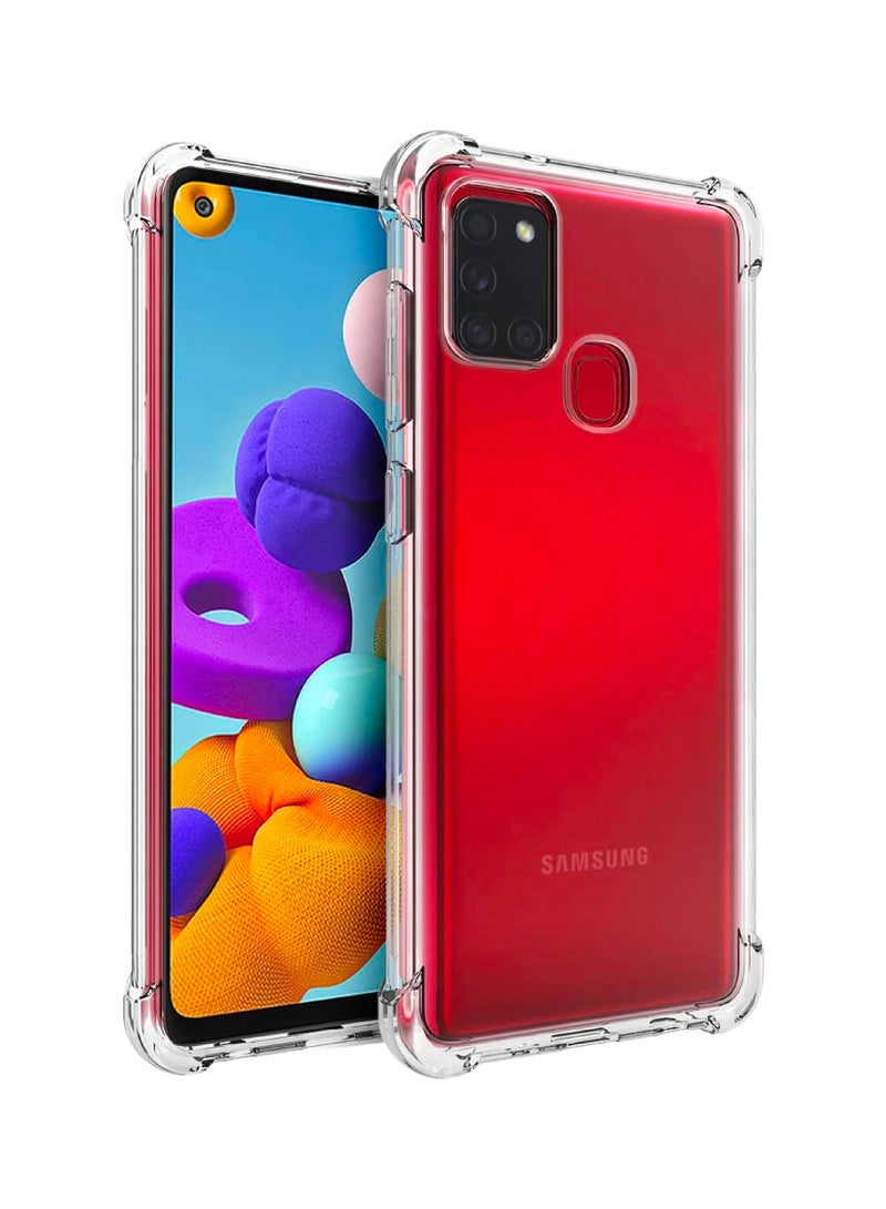 OLYNO Prestine Transparent Back Cover With Drop Protection For Samsung Galaxy S21 - Image 1