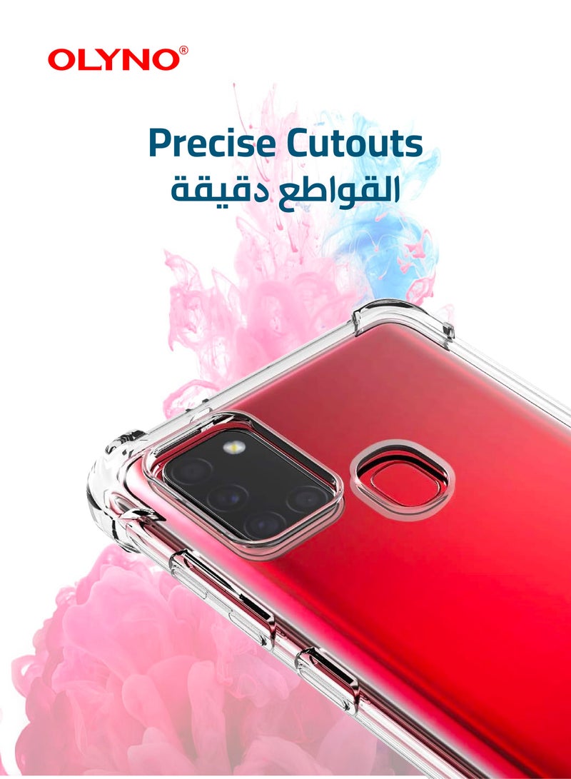 OLYNO Prestine Transparent Back Cover With Drop Protection For Samsung Galaxy S21 - Image 3