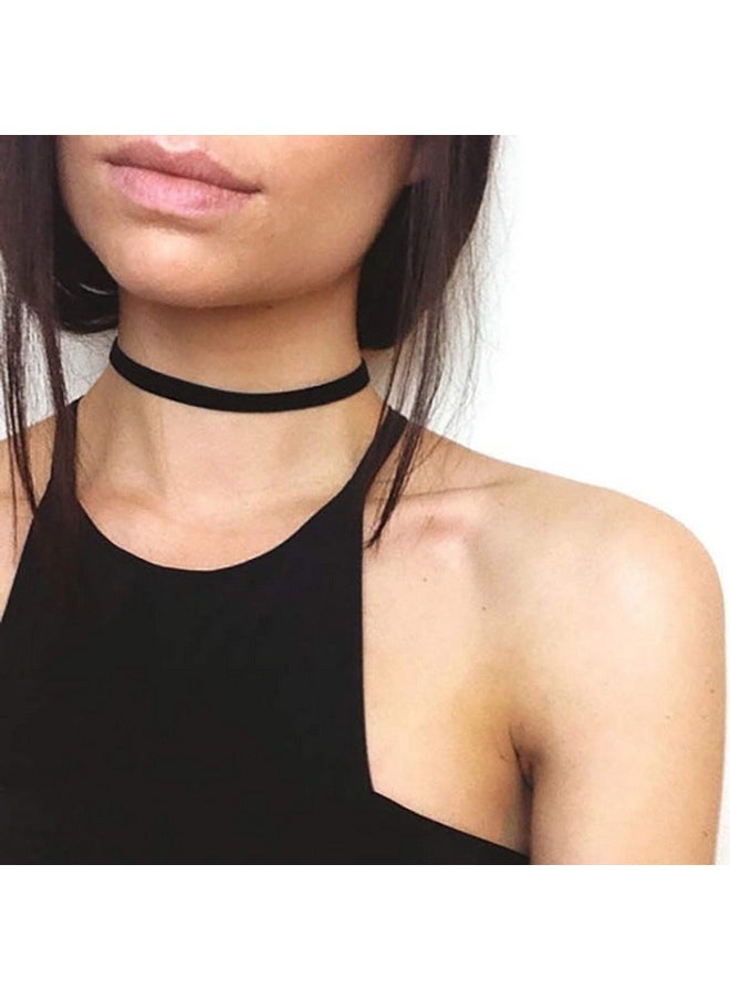 Choker Necklace Black Velvet Collar Necklaces For Women (Silver) - pzsku/ZB7E9104F469CC08330A1Z/45/_/1733731465/8b8467d8-d55b-4c0f-913e-5414c253a07e