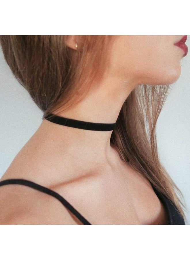 Choker Necklace Black Velvet Collar Necklaces For Women (Silver) - pzsku/ZB7E9104F469CC08330A1Z/45/_/1733731469/2a48edc0-1739-48b2-9681-ca32922da048