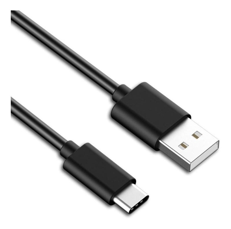 Usb-c type c charge cable cord wire for xbox series x core and playstation 5 ps5 dualsense wireless controllers (black)