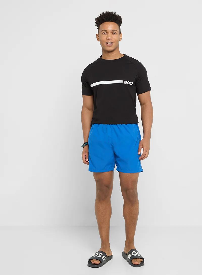 BOSS Stripe Swim Shorts