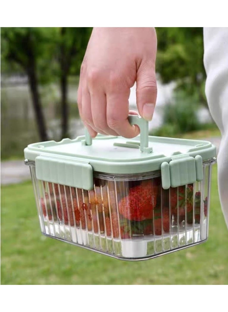 صندوق حفظ الطعام الخارجي – حاوية تخزين طعام معزولة للتخييم والرحلات والسفر - Image 1